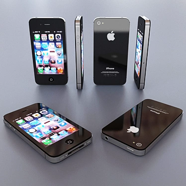 Highly detailed 3D iPhone 4S 3D model image 1 