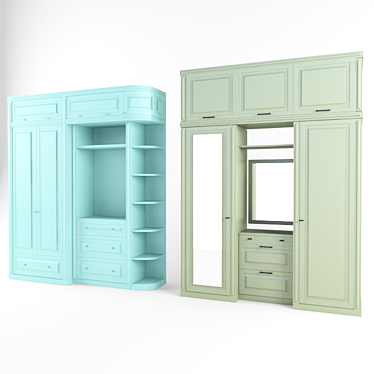 Dual Wardrobe 3D model image 1 