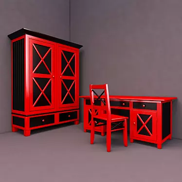 Cinema 4D Furniture Set 3D model image 1 
