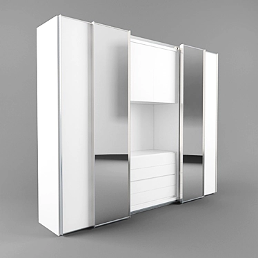 Italian Alf Designer Wardrobe 3D model image 1 