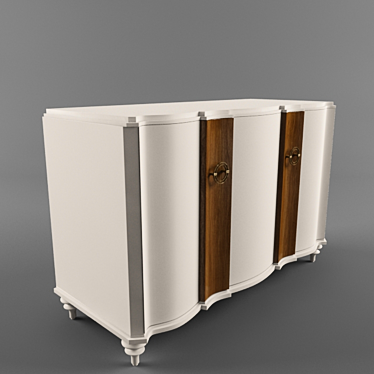 Versatile Storage Solution: Chest of Drawers 3D model image 1 