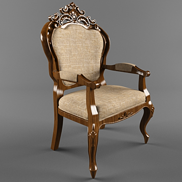 Elegant Ergonomic Chair 3D model image 1 