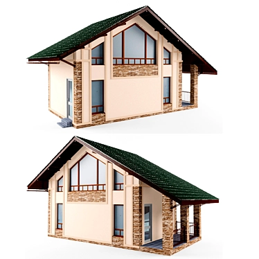 Cozy Cottage Stay 3D model image 1 