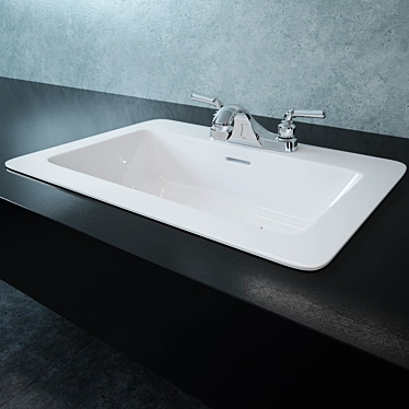 Vissani Faucet Set: Elegant and Functional 3D model image 1 