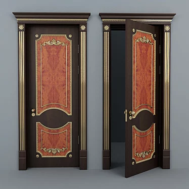 Timeless Elegance: Classic Door 3D model image 1 