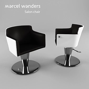 Elegant Mesh Salon Chair 3D model image 1 