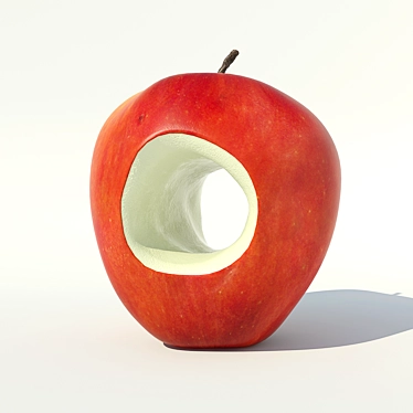 Apple with a hole