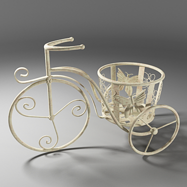 Jardin Metal Bike Trivet 3D model image 1 