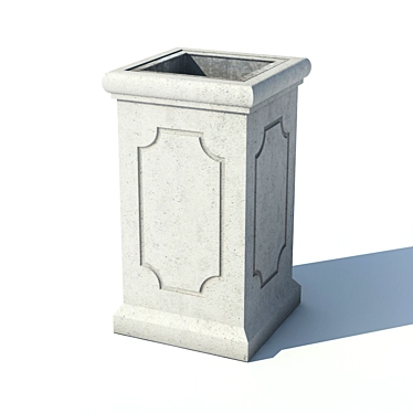 Urban Concrete Urn 3D model image 1 