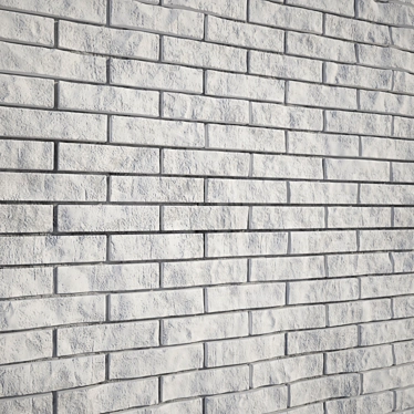 Brickwork Texture Panel Kit 3D model image 1 