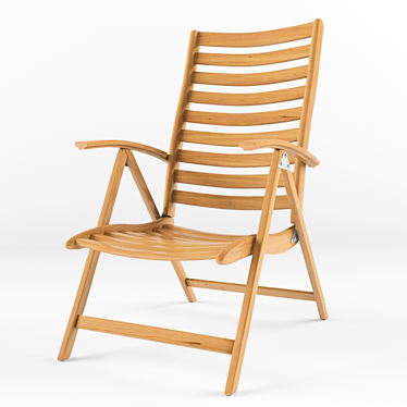 Terrace Accent: Stylish Garden Chair 3D model image 1 