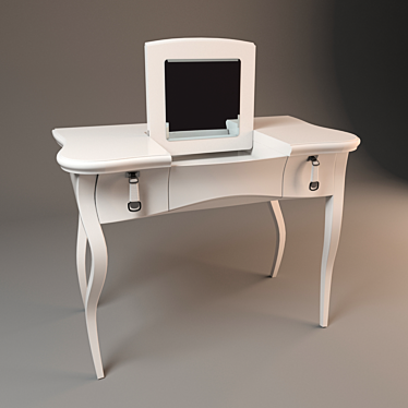 Fendi Casa Lady Desk: Sleek and Elegant 3D model image 1 