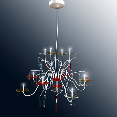 Modern No-Name Chinese Chandelier 3D model image 1 