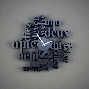 Elegant Timepiece: Classic Men's Watch 3D model image 1 