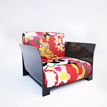 Kartell Pop Duo Chair: Elegant Italian Design 3D model image 1 