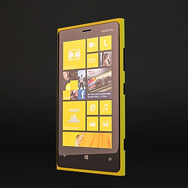 Nokia Lumia 920 - Sleek and Camera-Free 3D model image 1 