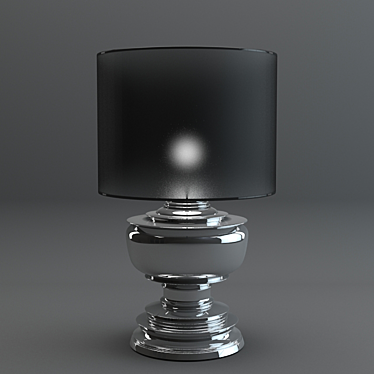 Elegant Pagoda Table Lamp 3D model image 1 