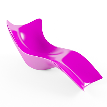 Vondon Tumbona: Stylish, Modern Cot Patio Lounger 3D model image 1 