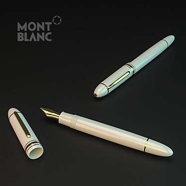 Elegance Defined: Mont Blanc Pen 3D model image 1 