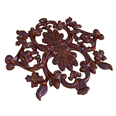 Elegant Fretwork Design 3D model image 1 