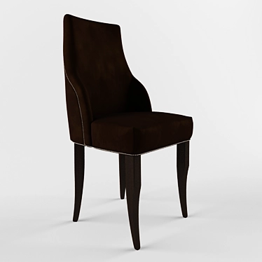 Italian Diva Luxury Side Chair 3D model image 1 