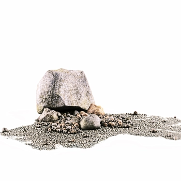 Natural Stone Set: VraySimbiontMtl & Garment Maker 3D model image 1 