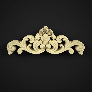 Elegant Stucco Design Element 3D model image 1 