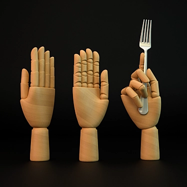 Wooden hand