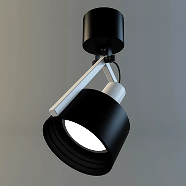 Modular Ninety PAR30 Halogen - Stylish Belgian Lighting 3D model image 1 