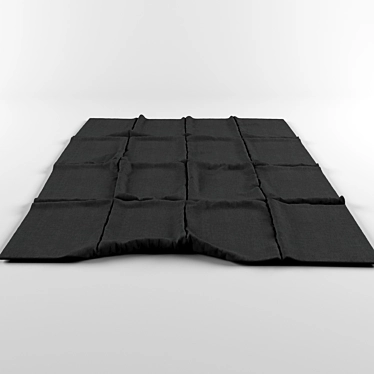 Luxury Shaggy Carpet 3D model image 1 