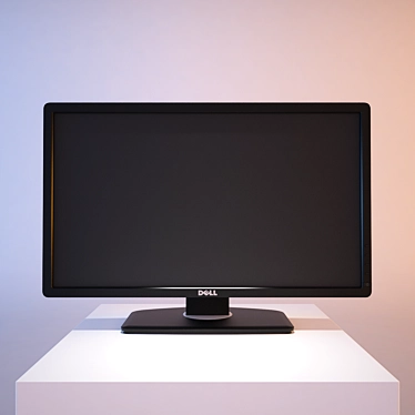 High-Resolution Dell U2312HM Monitor 3D model image 1 