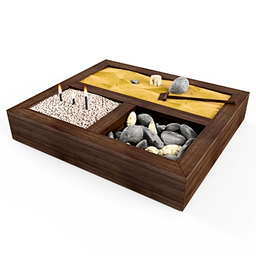 Serenity Stones Zen Garden 3D model image 1 