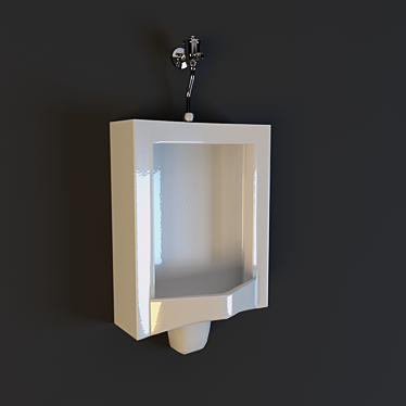 Manly Urinal 3D model image 1 