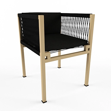 Mesh Chair, Comfortable Seating Solution 3D model image 1 