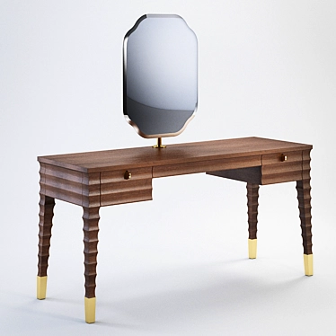 Elegant ELETTRA Dressing Table 3D model image 1 