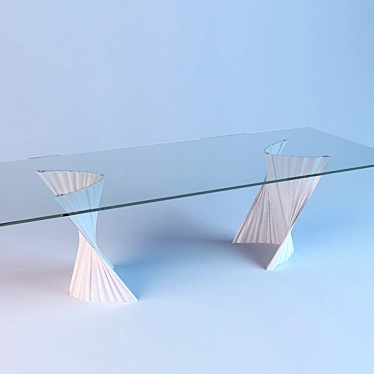 Stylish Cattelone Italia Tea Table 3D model image 1 