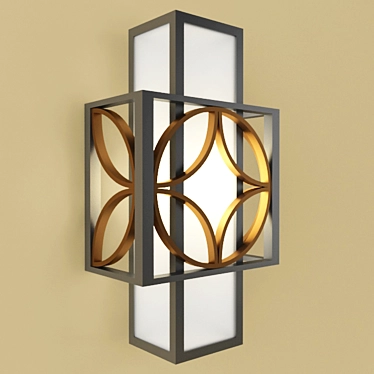 Title: Elegant Wall Sconce 3D model image 1 