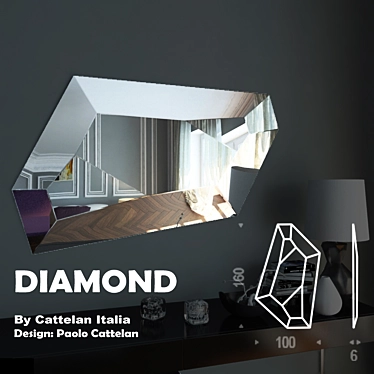 Timeless Elegance: Cattelan Italia DIAMOND 3D model image 1 