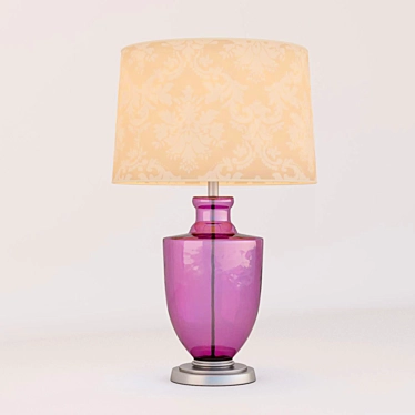Elegant Glow: Modern Table Lamp 3D model image 1 