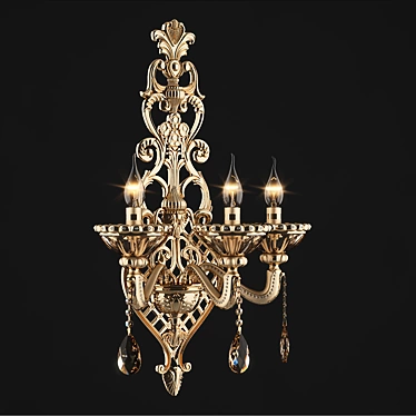 Osgona Alzata Crystal Chandelier 3D model image 1 