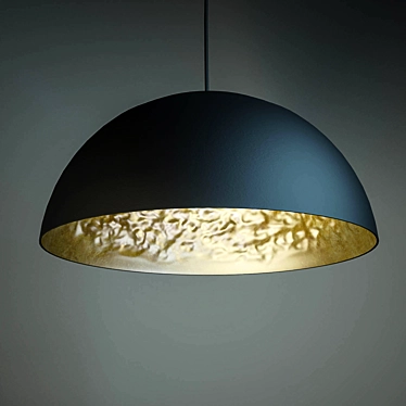 Stchu-Moon 02: Enzo Catellani's Exceptional Suspension Lamp 3D model image 1 