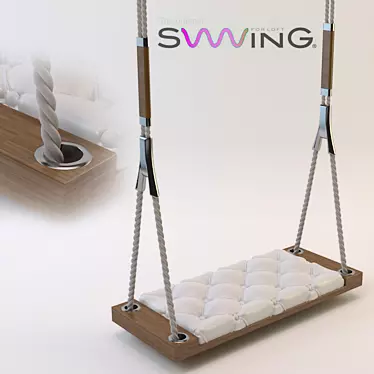 Dolce Farniente Porch Swing 3D model image 1 