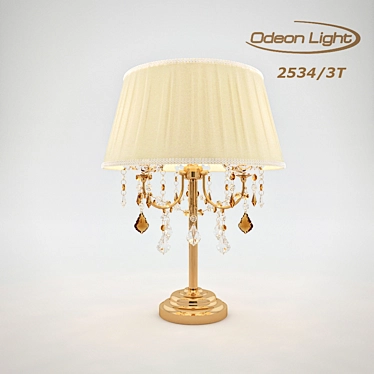  Odeon Light | Adeli 2534 / 3T Gold Pendant 3D model image 1 