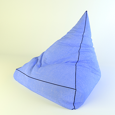 Cozy Comfort Bean Bag 3D model image 1 