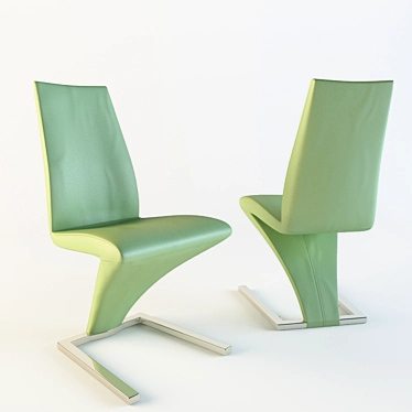 Modern and Stylish Rolf Benz Chair 3D model image 1 