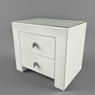 Devon Cupboard: Compact and Stylish 3D model image 1 