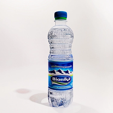 Bionic Water Bottle: Refreshing Hydration 3D model image 1 