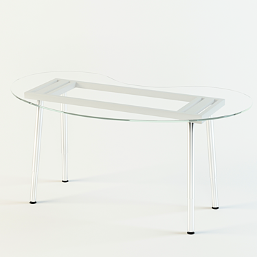 Sleek Galant Table - IKEA 3D model image 1 