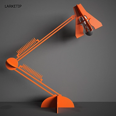 Elegant Larketip Desk Lamp 3D model image 1 