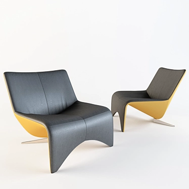 Modern and Compact Wheelchair: W.schillig 3D model image 1 